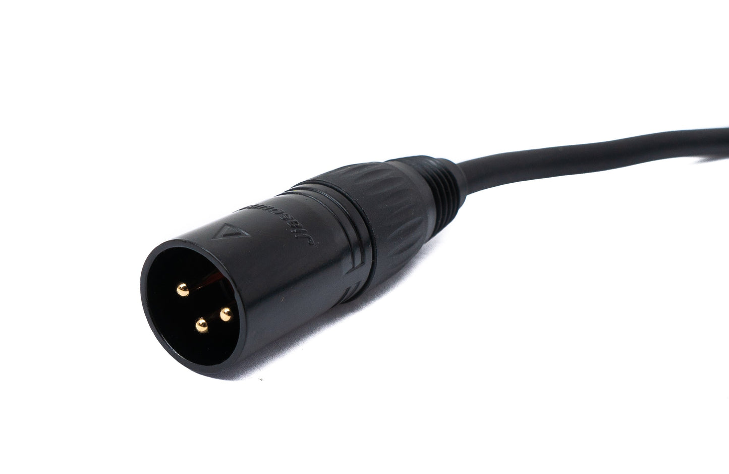 SYSTEM-S Audio Kabel 5 m XLR 3 polig Stecker zu Stecker in Schwarz