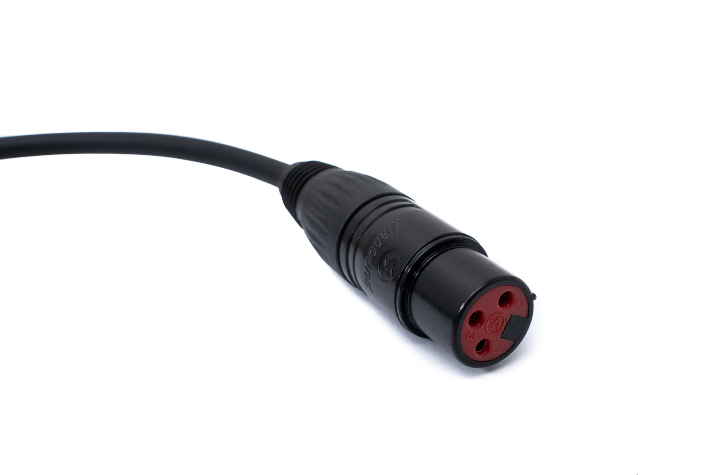 SYSTEM-S Audio Kabel 5 m XLR 3 polig Buchse zu Buchse in Schwarz