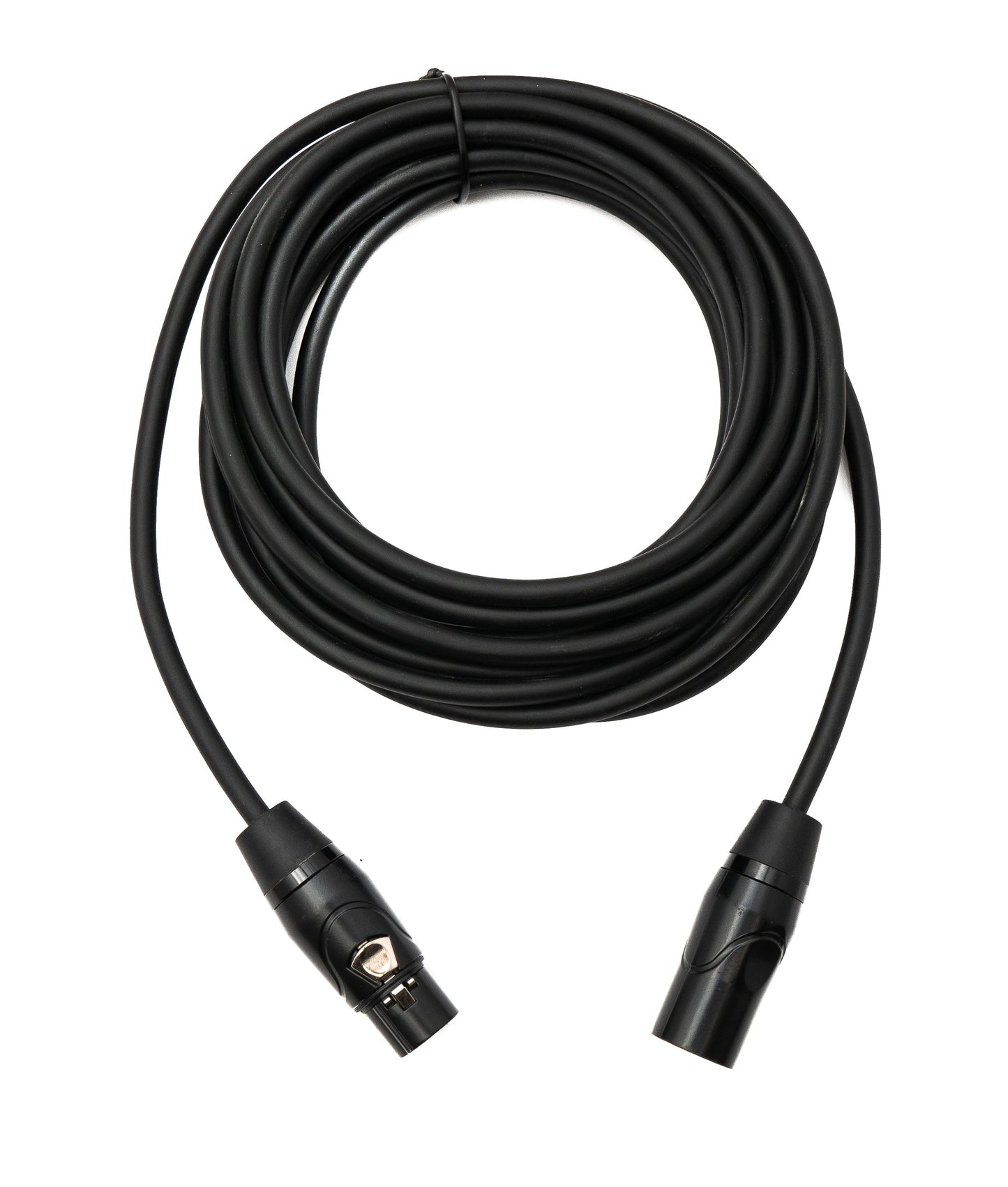 SYSTEM-S Audio Kabel 5 m XLR 3 Pin Stecker zu Buchse in Schwarz