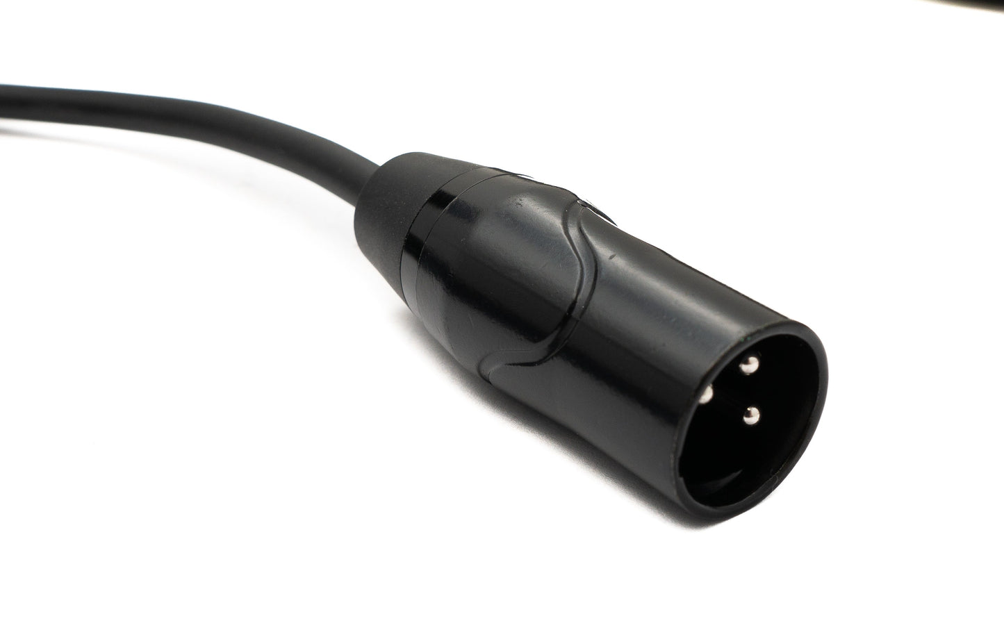 SYSTEM-S Audio Kabel 5 m XLR 3 Pin Stecker zu Buchse in Schwarz