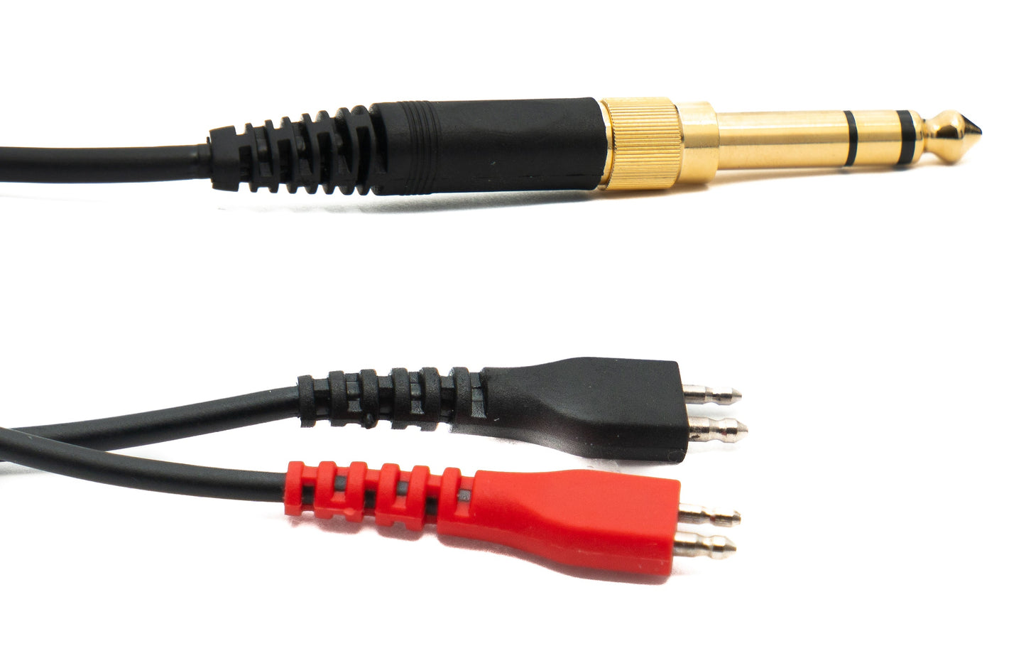 SYSTEM-S Ersatz Kabel 5 m AUX Klinke 6,35mm Stecker für Sennheiser HD 660S 650 600 580 Kopfhörer Spirale