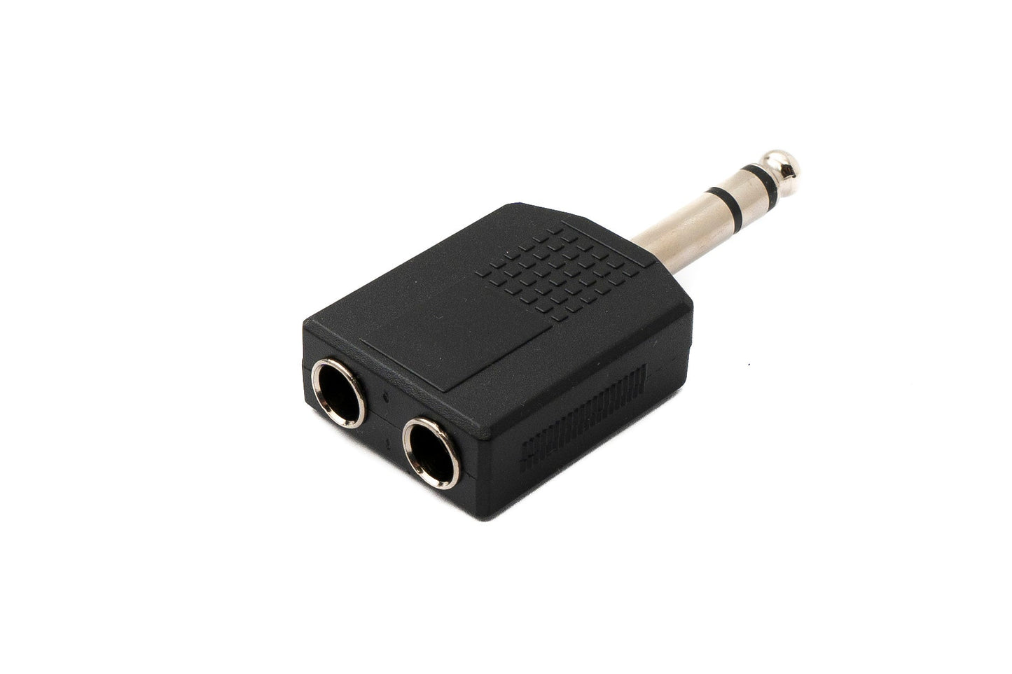 SYSTEM-S Y Audio Adapter Stereo TRS 6.35 mm jack plug to 2x socket 1/4" splitter cable