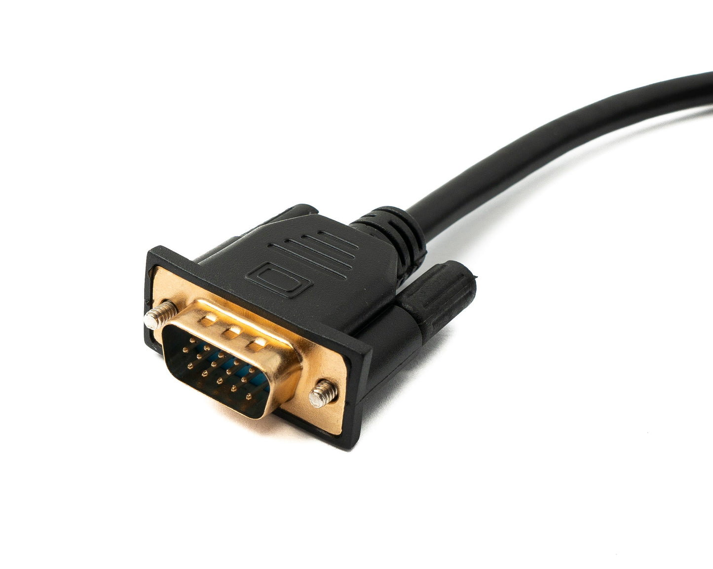 SYSTEM-S D Sub15 Kabel 100 cm HD VGA 15 Pin Stecker zu Stecker DB15