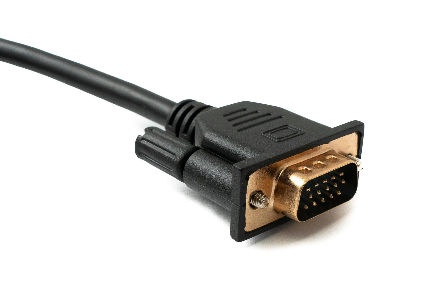 SYSTEM-S D Sub15 Kabel 150 cm HD VGA 15 Pin Stecker zu Stecker DB15 Winkel Up Angled