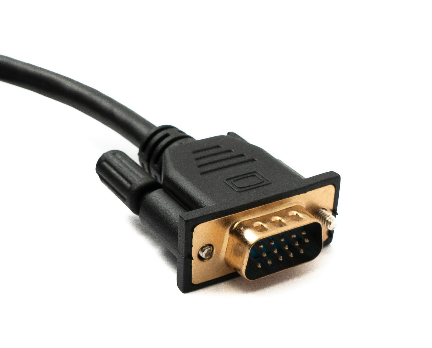 SYSTEM-S D Sub15 Kabel 50 cm HD VGA 15 Pin Stecker zu Buchse DB15