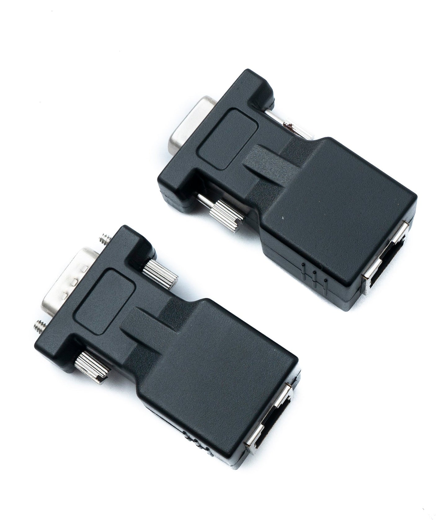 SYSTEM-S Ethernet VGA over IP Konverter VGA Stecker & Buchse zu LAN RJ45 Buchse 20m Reichweite