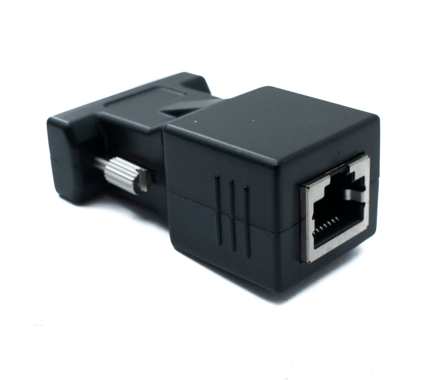 SYSTEM-S Ethernet VGA over IP Konverter VGA Stecker & Buchse zu LAN RJ45 Buchse 20m Reichweite