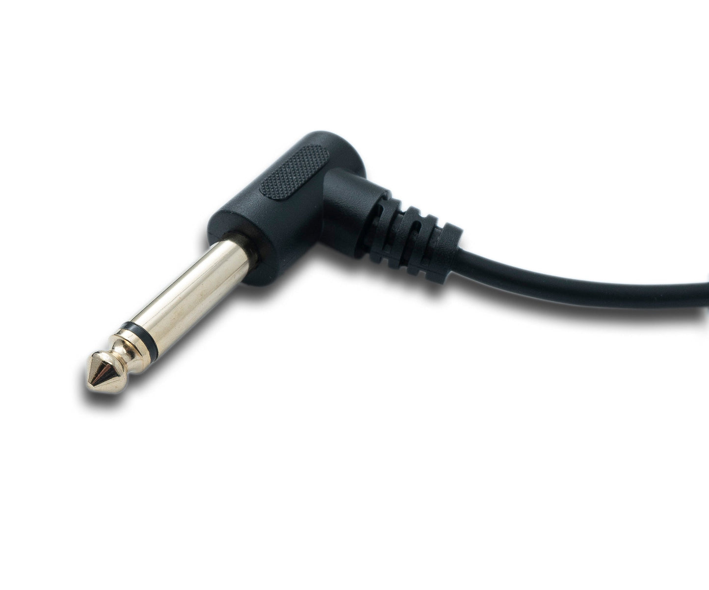 SYSTEM-S Audio Kabel 180 cm Mono TS 6.35 mm Klinke Stecker zu 3,5 mm Stecker Winkel