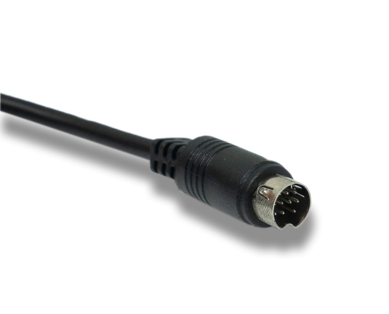 SYSTEM-S S-Video Kabel 150 cm Din 10 Pin Stecker zu Stecker in Schwarz