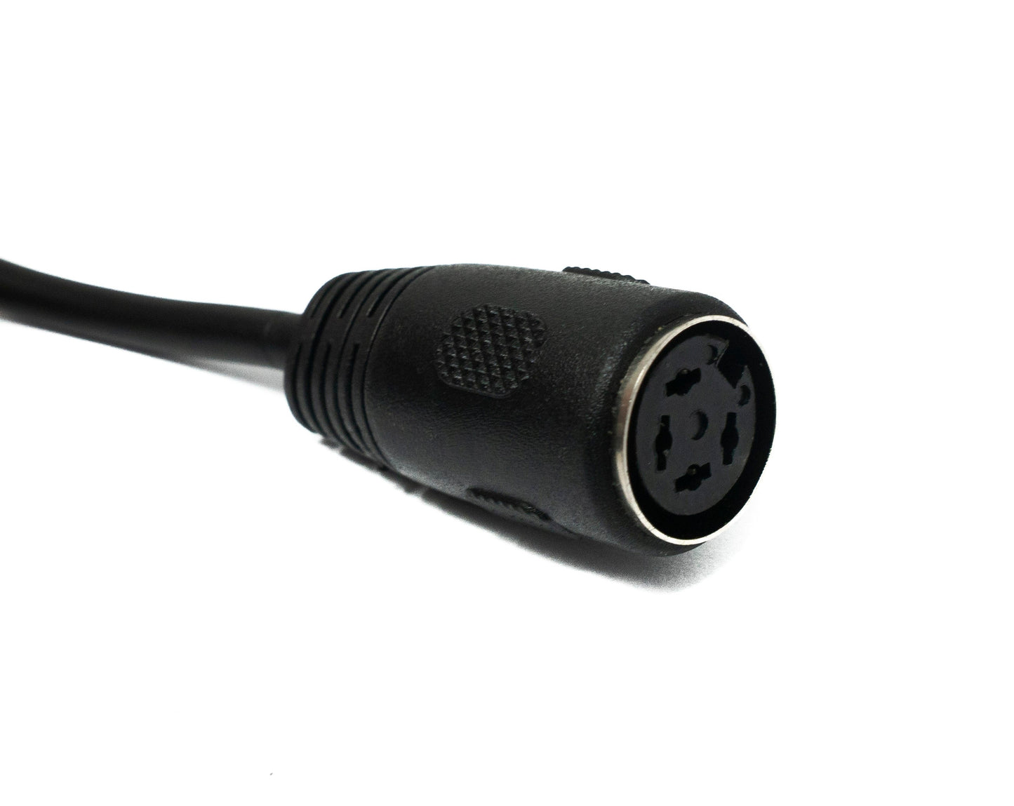SYSTEM-S S-Video Kabel 100 cm Din 4 Pin Stecker zu Buchse in Schwarz