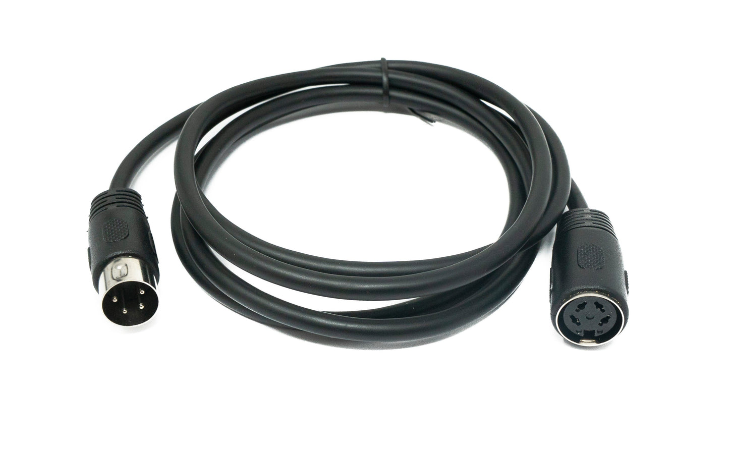 SYSTEM-S S-Video cable 150 cm Din 4 pin male to female in black