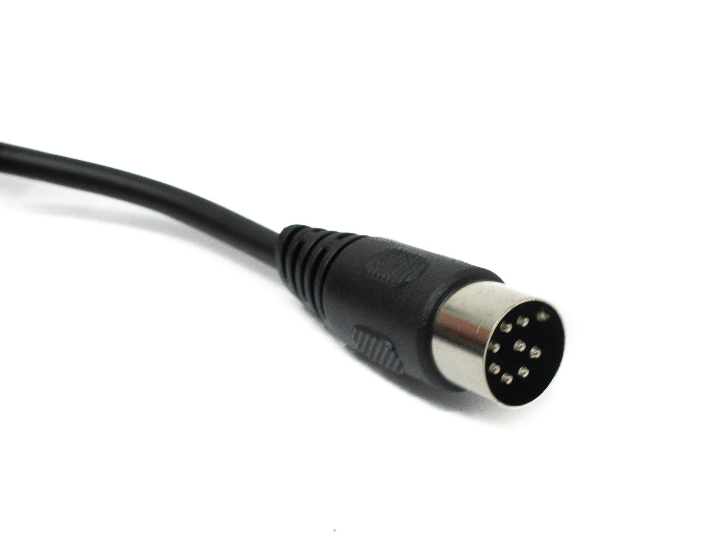 SYSTEM-S S-Video cable 150 cm Din 8 pin male to female in black