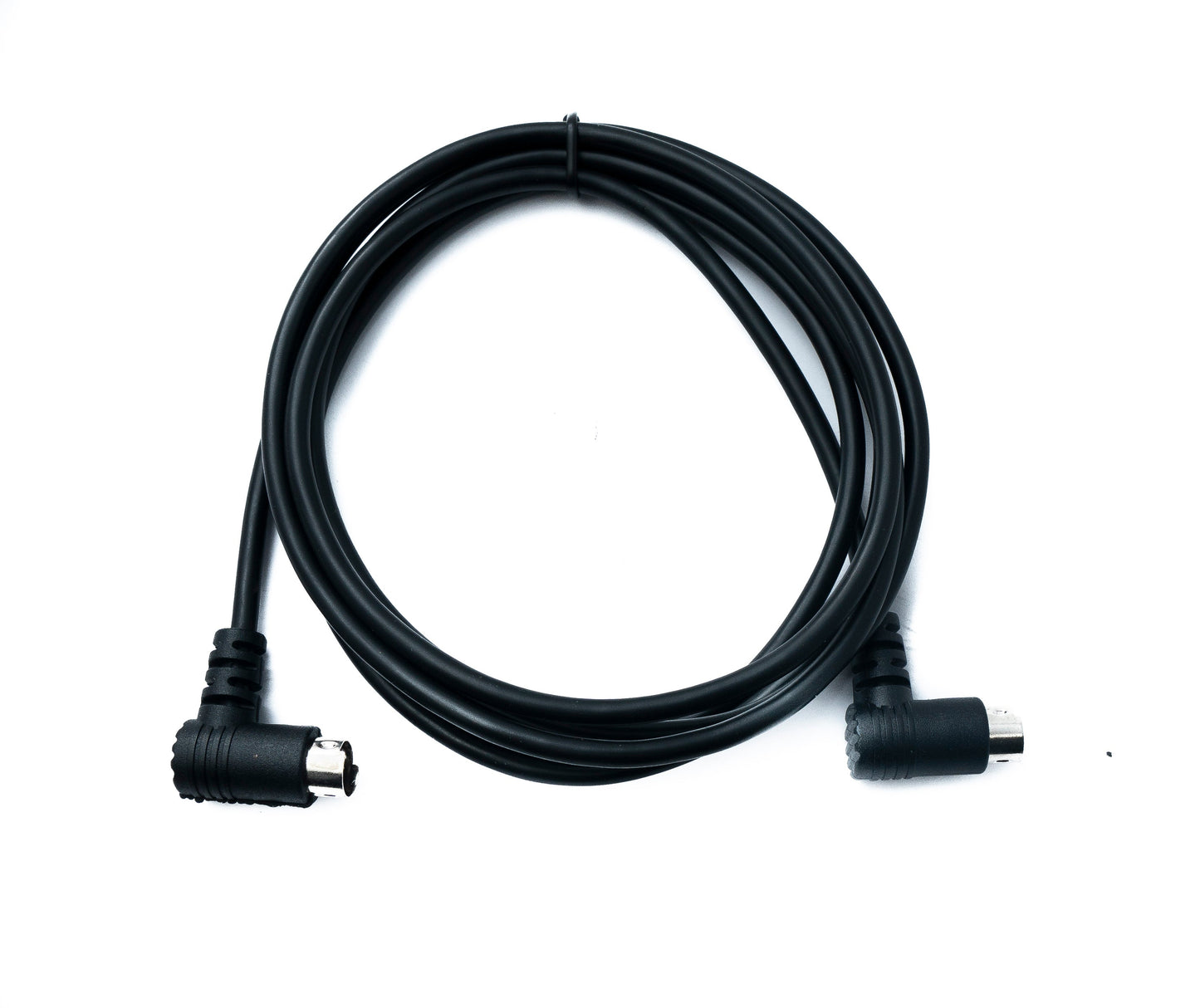 SYSTEM-S S-Video Kabel 50 cm Din 4 Pin Stecker zu Stecker Dual Winkel