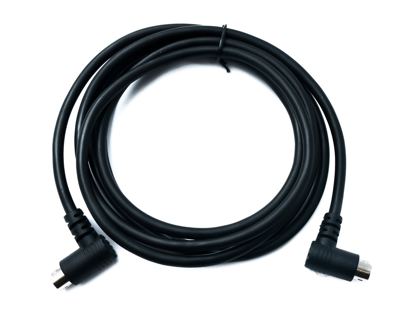 SYSTEM-S S-Video Kabel 180 cm Din 6 Pin Stecker zu Stecker Dual Winkel
