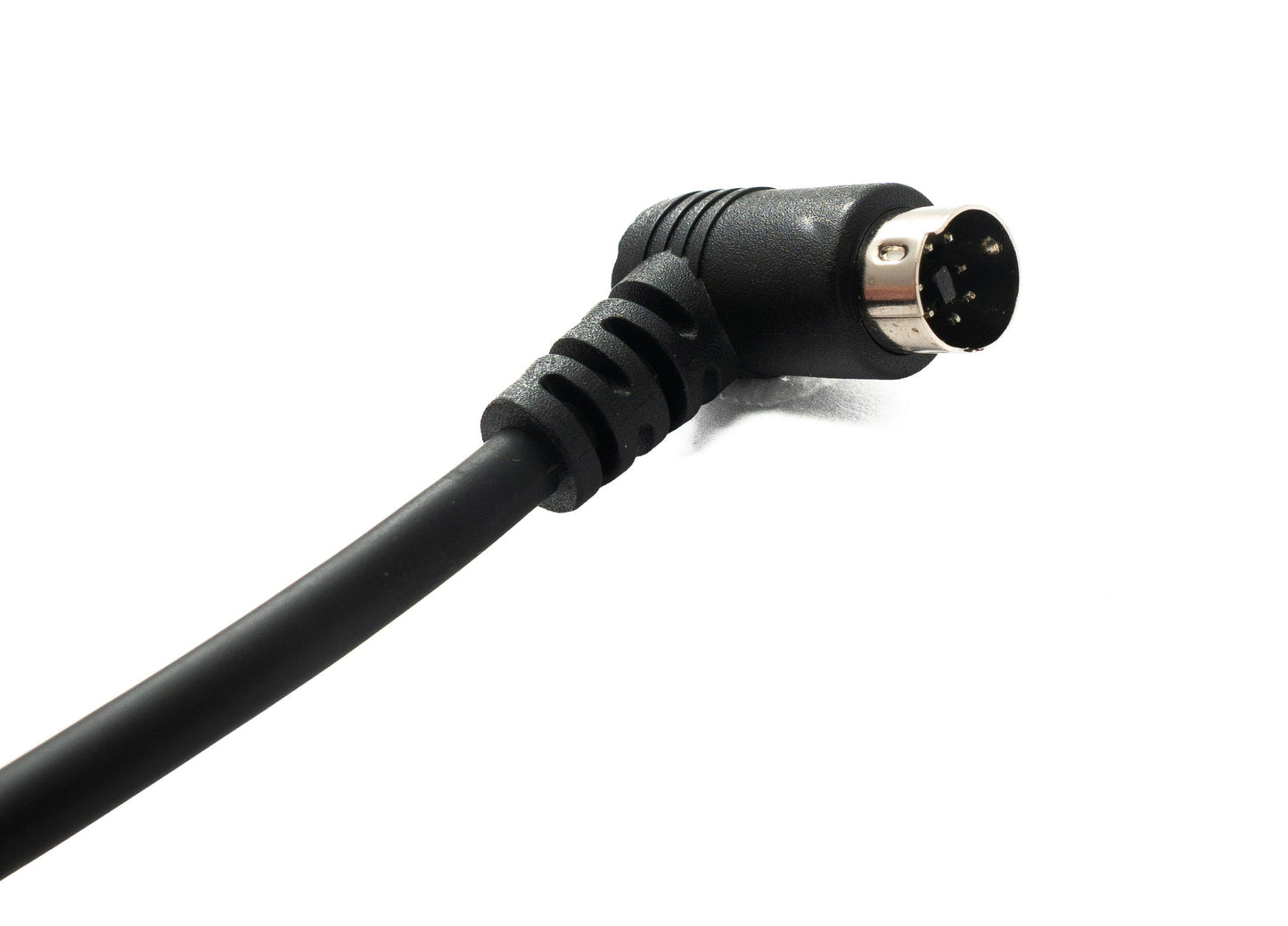 SYSTEM-S S-Video Kabel 180 cm Din 7 Pin Stecker zu Stecker Dual Winkel