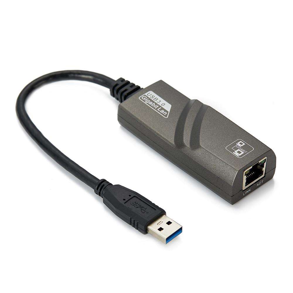 10/100/1000Mbps Gigabit Ethernet USB3.0 to RJ45 Network Adapter USB LAN Adapter