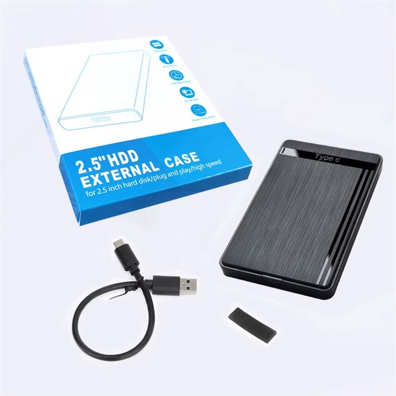 External hard drive case USB 3.1 USB-C 2.5 inch SATA HDD SSD