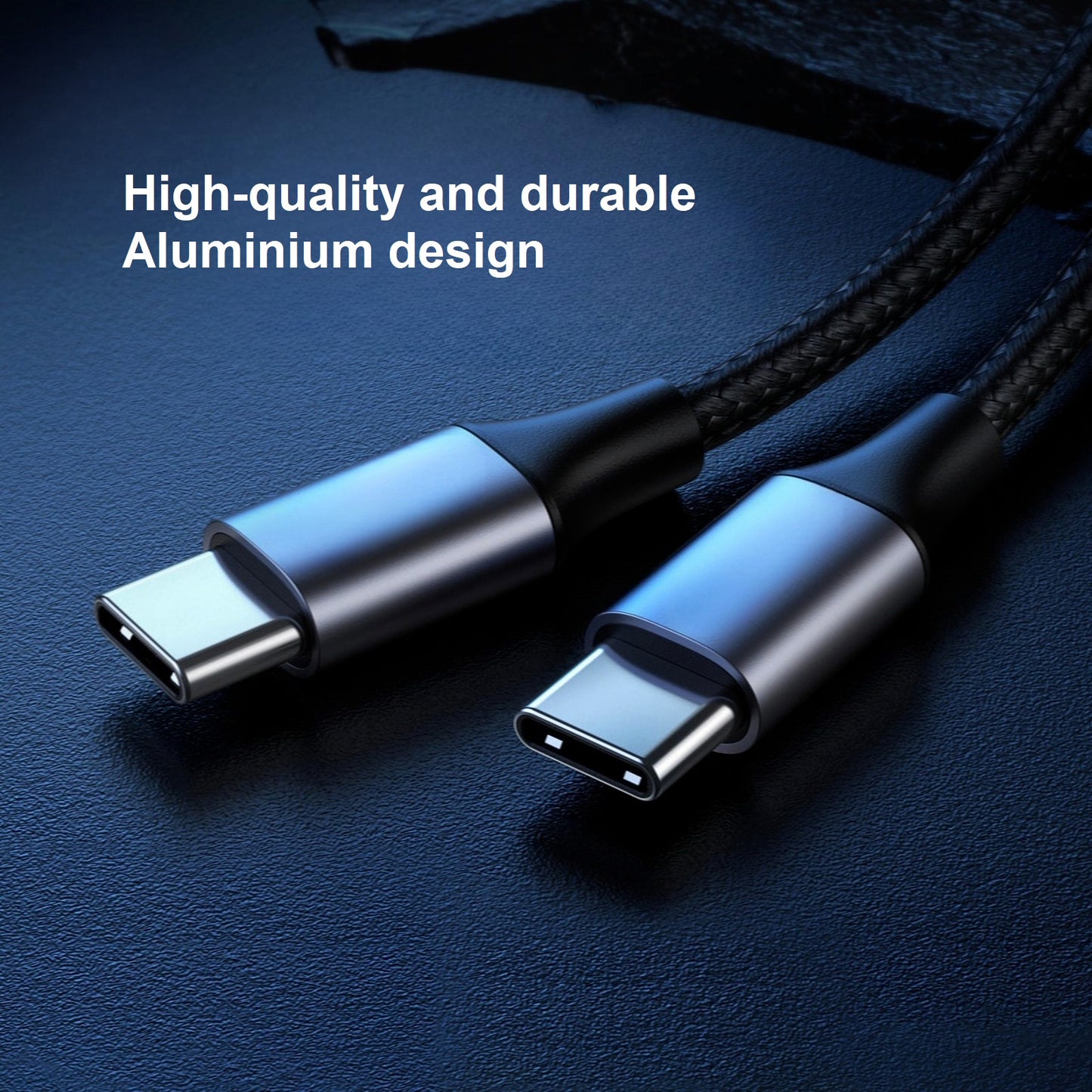 USB-C Male to USB-C Male Cable 60W Fast Charging