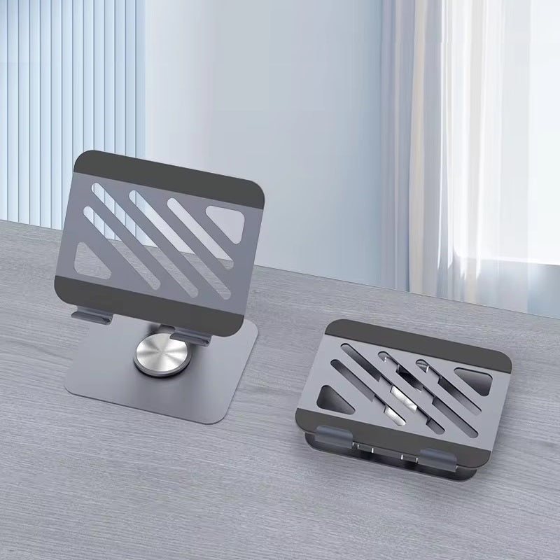 Tablet Stand Rotating Foldable Notebook Kindle Holder 4-12" Aluminium