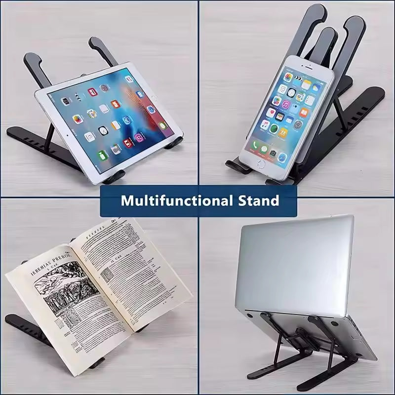 Laptop Stand Foldable Stand Notebook Stand Holder Angle Adjustable Plastic plus Metal
