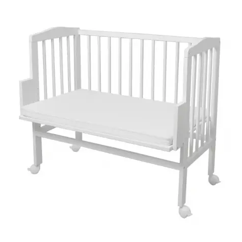 Babybett Beistellbett Babywiege - 2 in 1 mit Matratze