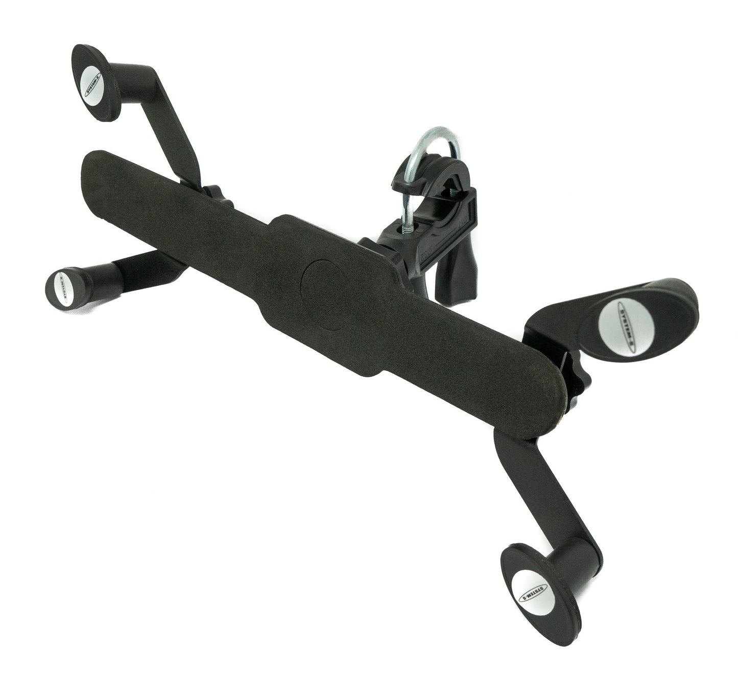 SYSTEM-S Halterung Halter für Laufband Fahrrad Heimtrainer Bike Lenker für Tablet PC