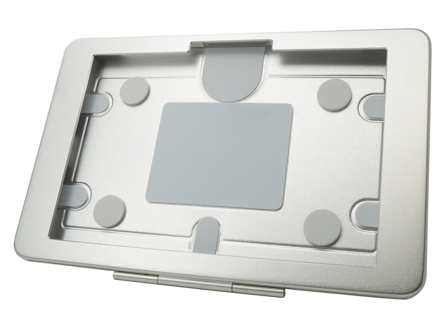 SYSTEM-S Stangen Halterung abschließbar 360° für Microsoft Surface Go 2 & 3 in Grau