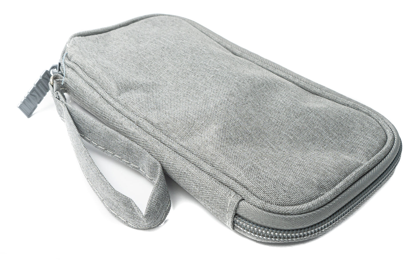 SYSTEM-S protective case padded waterproof bag case in grey for power bank headphones
