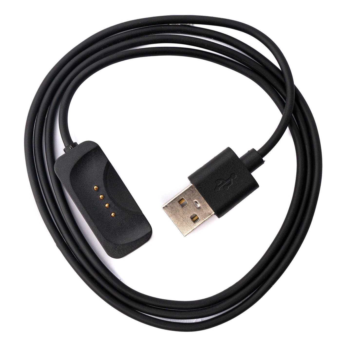 USB 2.0 Kabel 100 cm für Oppo Watch 4 3 2 1 pro SE für OnePlus Watch 2 Smartwatch in Schwarz