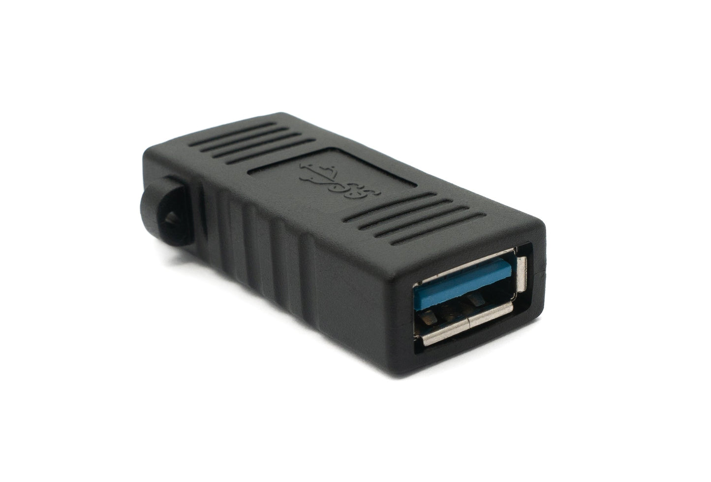 SYSTEM-S USB 3.0 Adapter Typ A Buchse zu Buchse Kabel in Schwarz