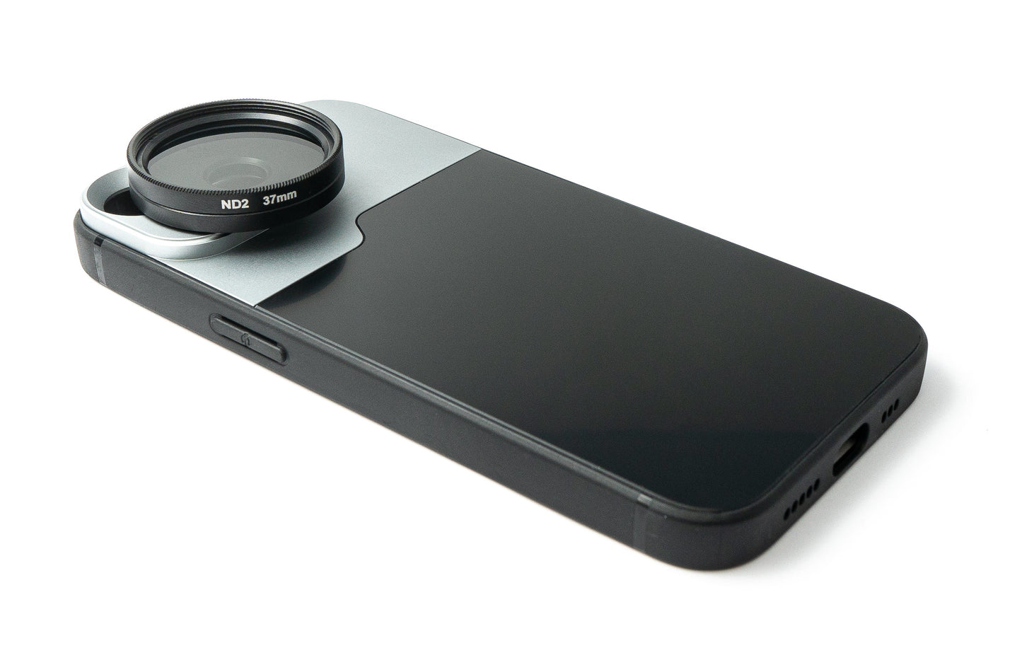 SYSTEM-S ND Filter Set 37 mm Neutraldichte mit Hülle und Tasche für iPhone 13