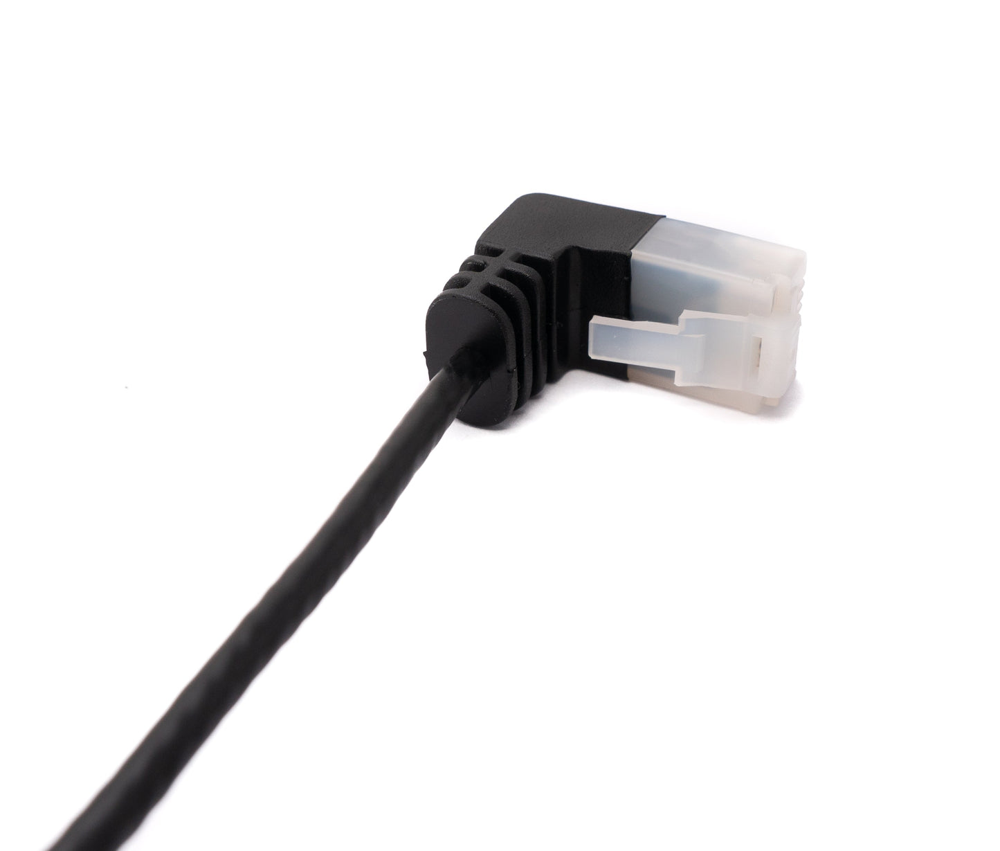 SYSTEM-S LAN Kabel 25 cm RJ45 8P8C STP Cat6 Stecker zu Stecker Winkel Schwarz