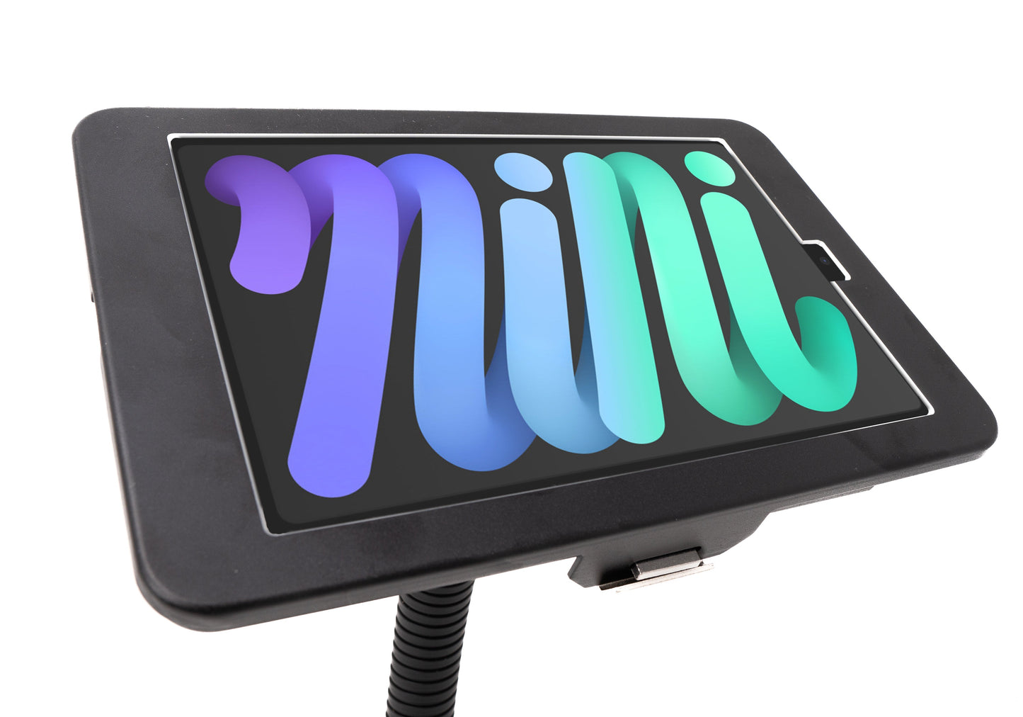 SYSTEM-S Tischständer 360° Halterung abschließbar flexibel für iPad Mini 6 (2021) Schwarz