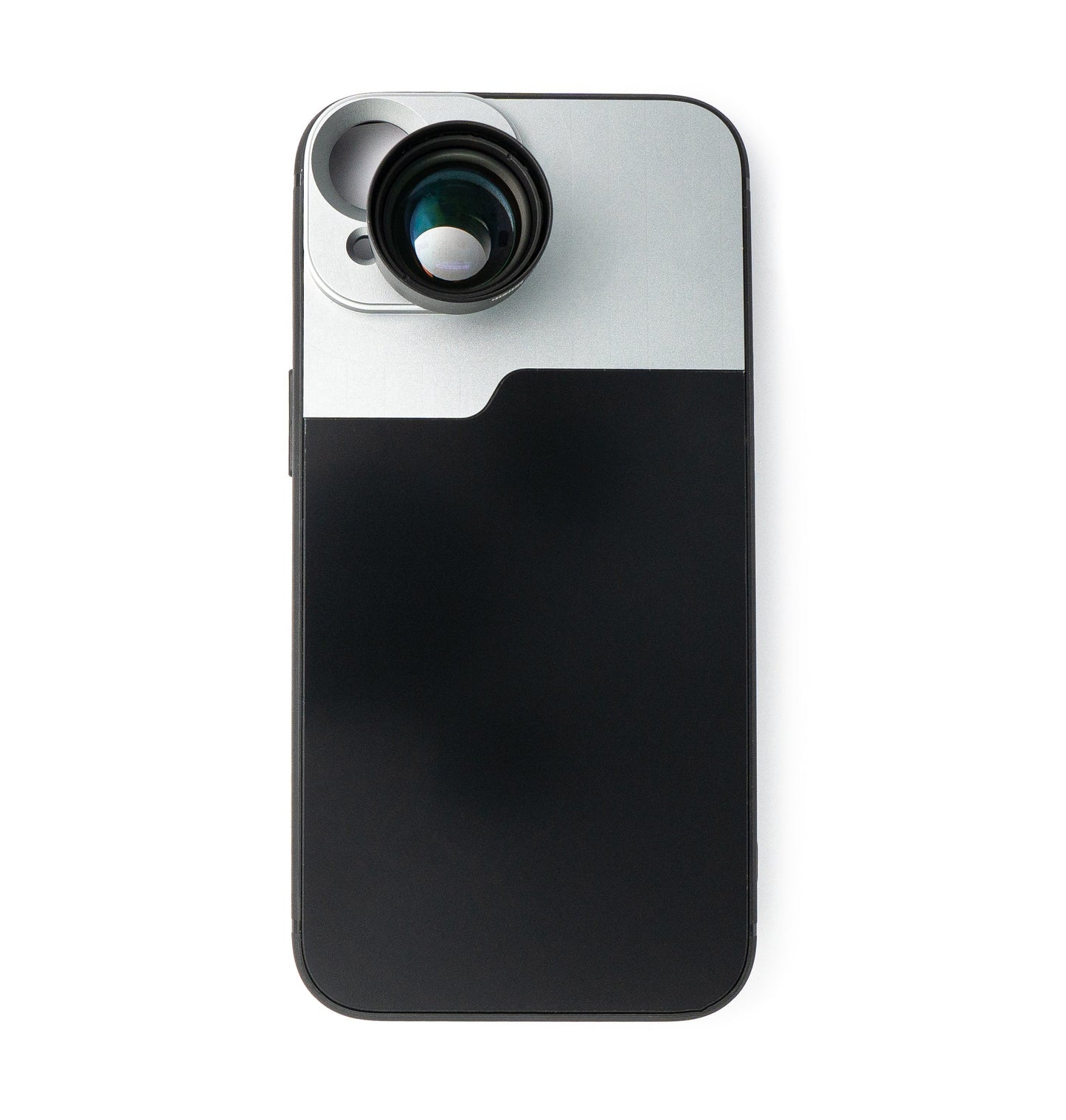 SYSTEM-S Zoom Lens 3x Telephoto Lens Filter with Case in Black for iPhone 13