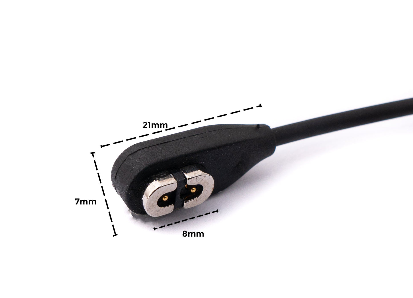SYSTEM-S USB 2.0 Cable 100 cm Charging Cable for Aftershokz Aeropex Wireless Headphones Black