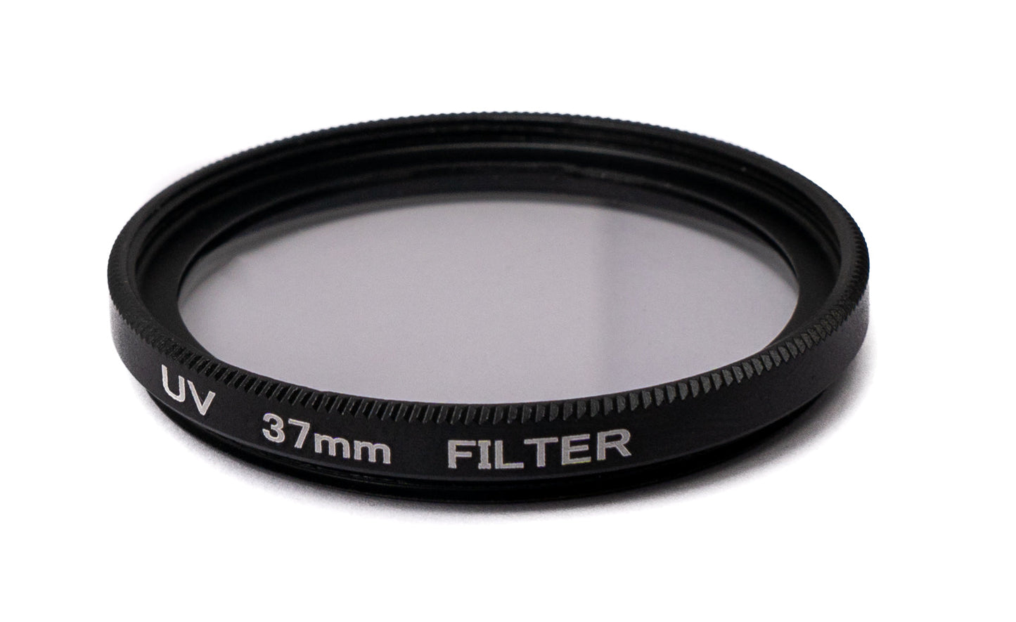 SYSTEM-S UV Filter 37 mm unbeschichtet Slim Linse mit Clip für Smartphones in Schwarz