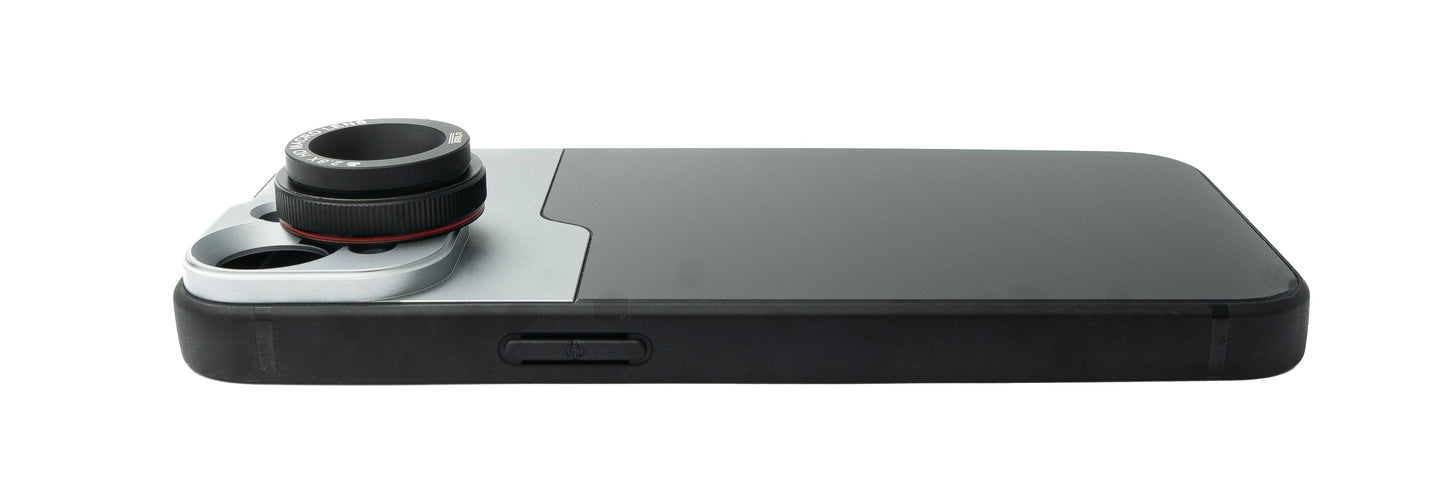 SYSTEM-S Macro Lens 2.8x HD Filter with Case in Black for iPhone 13