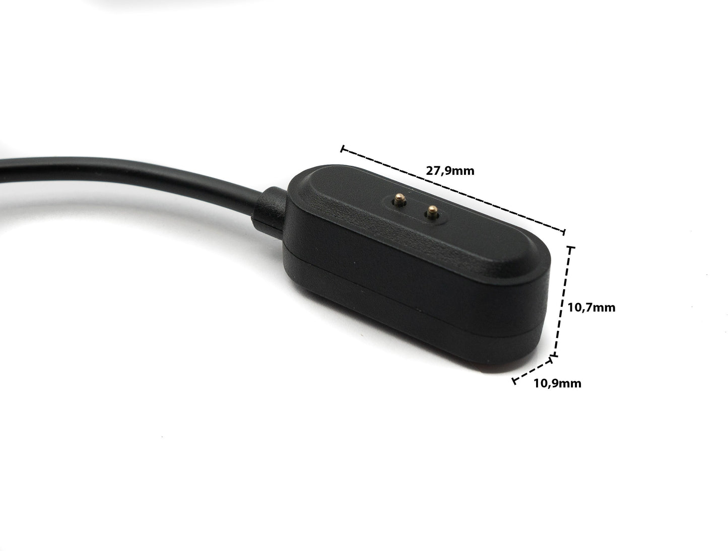 USB 2.0 cable 100 cm for Oppo Watch Free Smartwatch in black