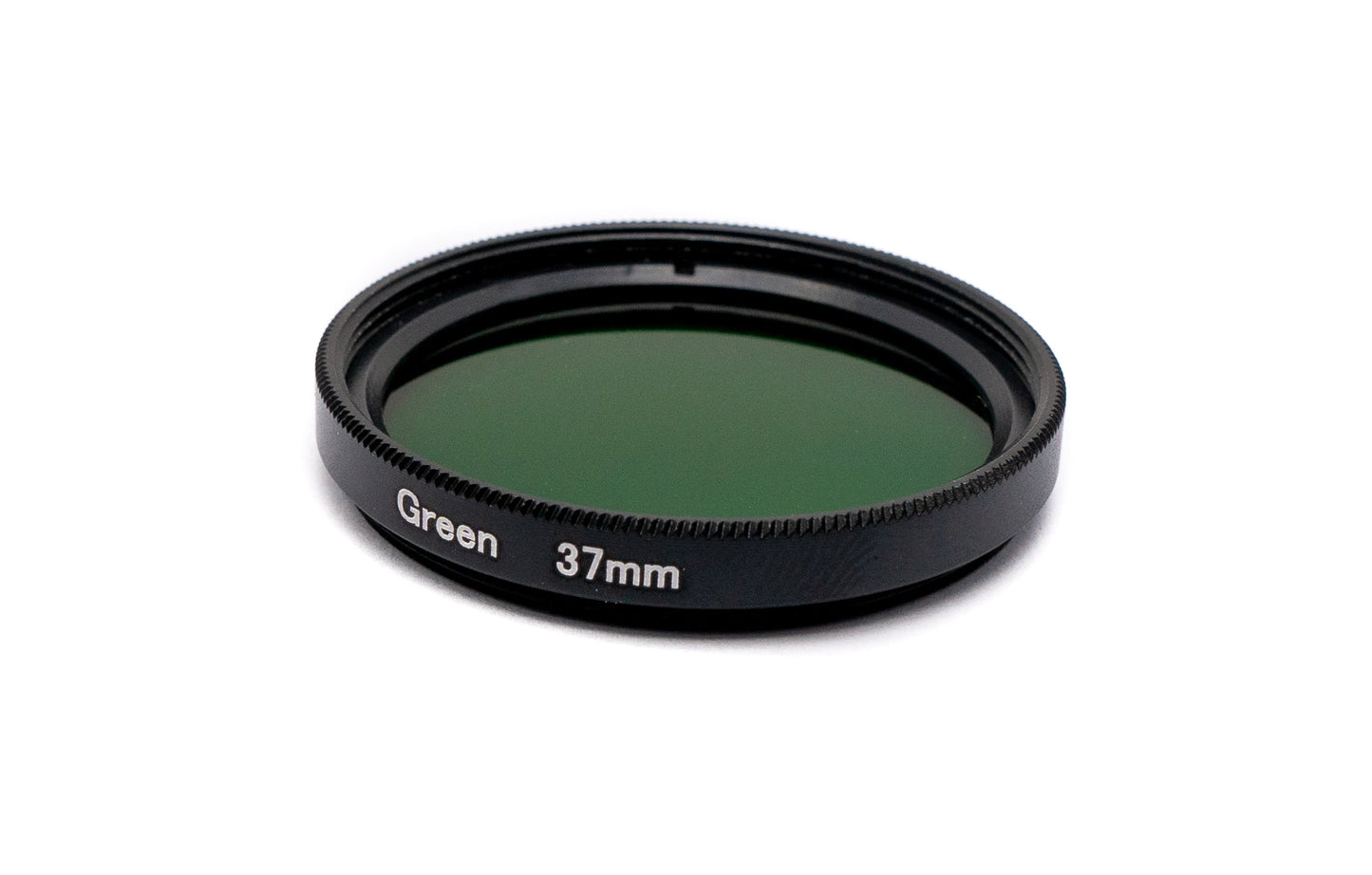 SYSTEM-S Farbfilter Grün 37 mm Linse Farbe mit Clip für Smartphones in Schwarz