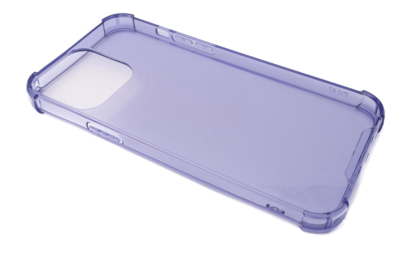 SYSTEM-S Schutzhülle aus Silikon in Lila Transparent Hülle für iPhone 13 Pro Max