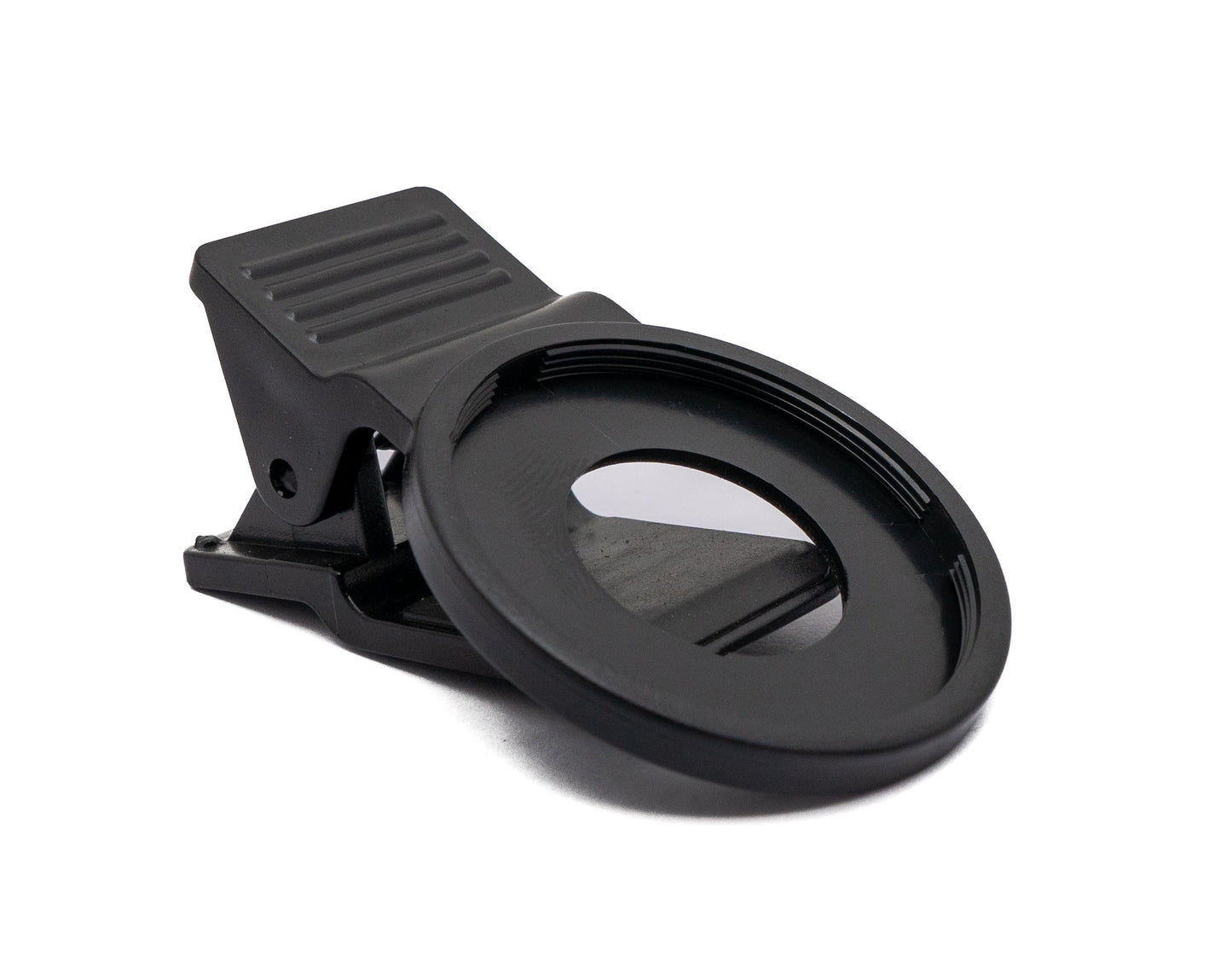 SYSTEM-S ND Vario Filter 37 mm 2 bis 400 Grau Linse mit Clip für Smartphones in Schwarz