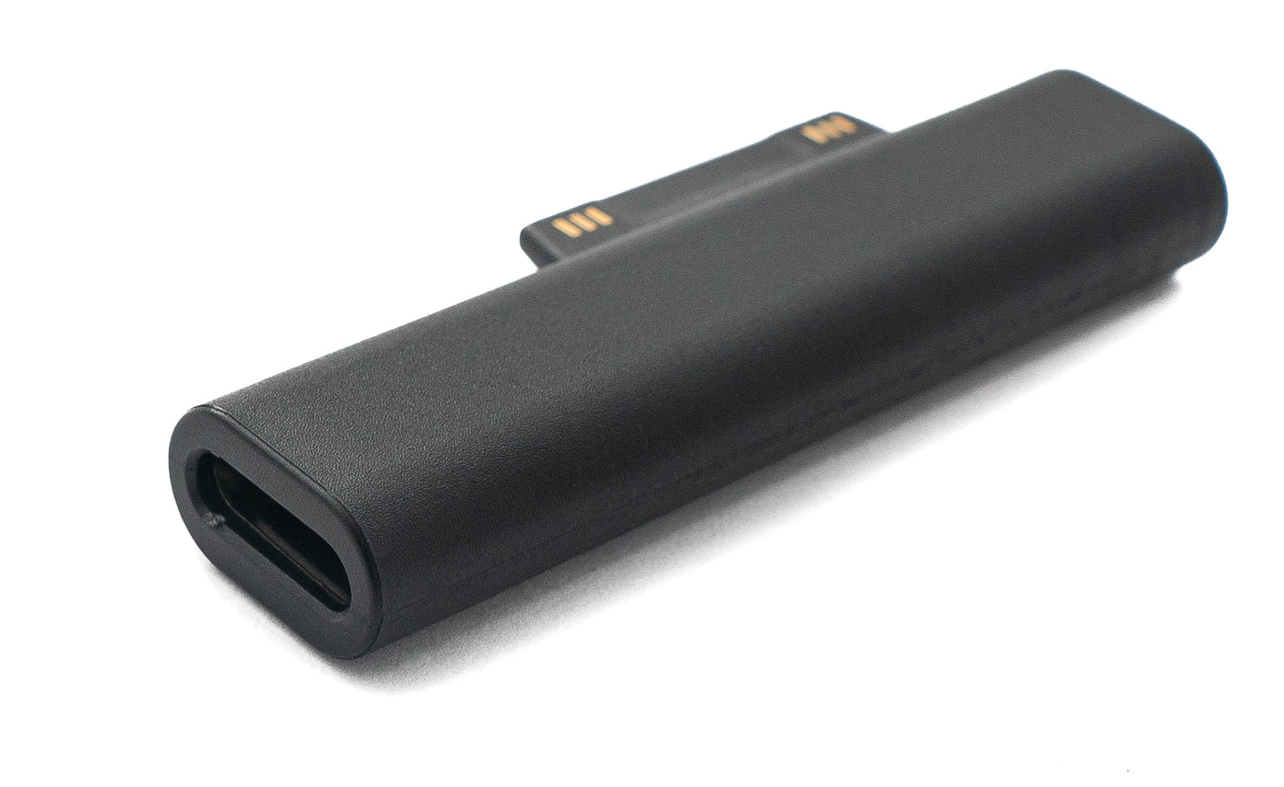 SYSTEM-S USB 3.1 Charging Adapter Type C Connector for Microsoft Surface Magnetic LED Black