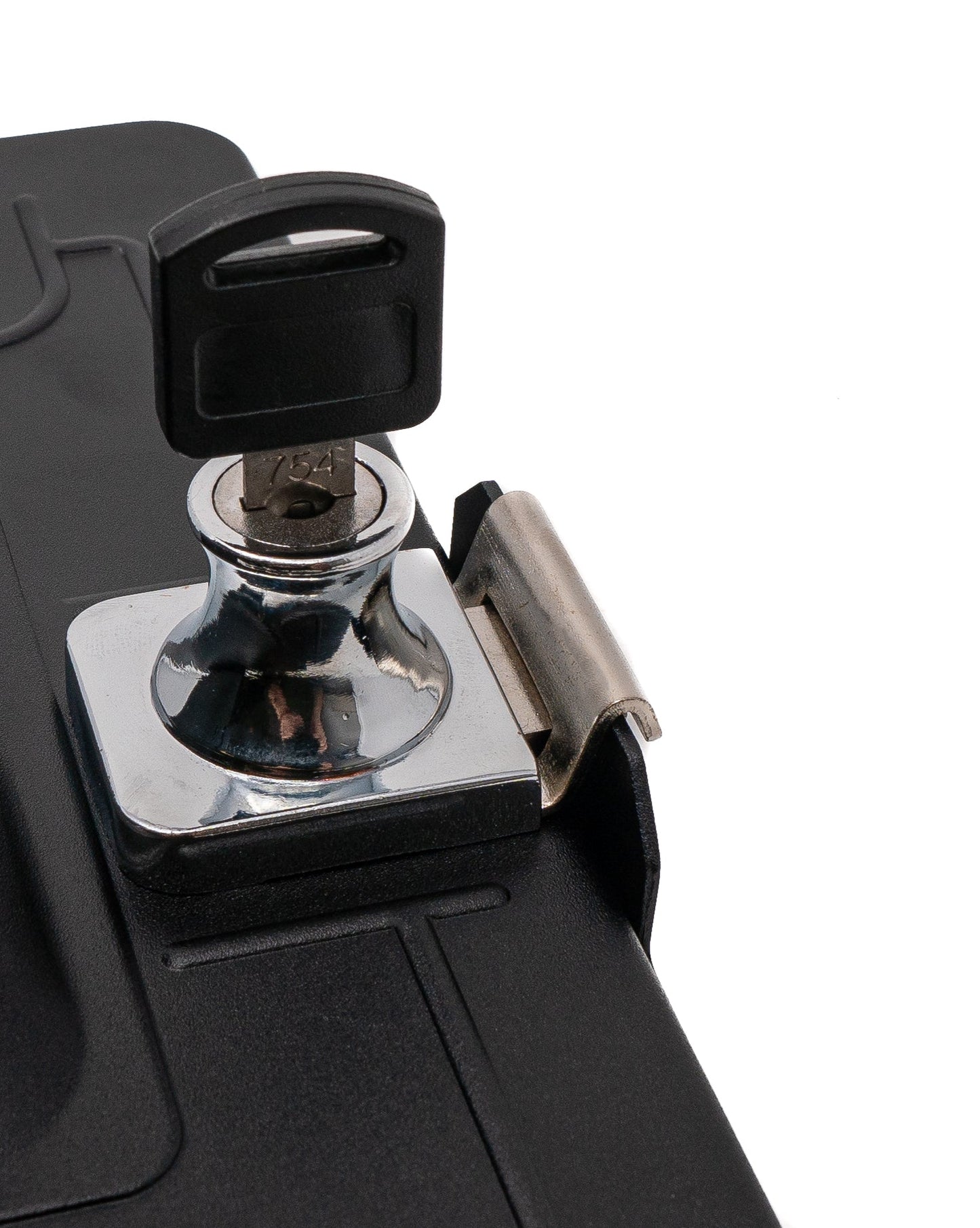 SYSTEM-S Pole Mount Clamp 360° Stand Lockable for iPad Mini 6 (2021) Black