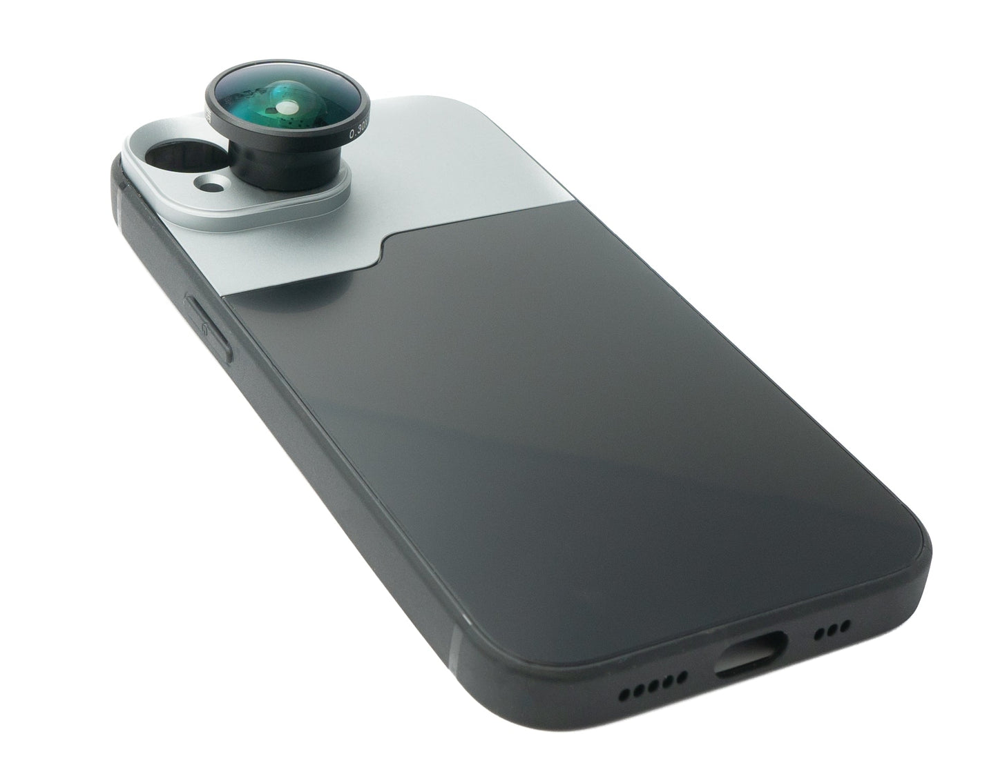 SYSTEM-S Fisheye Lens Case Filter for Photography for iPhone 13