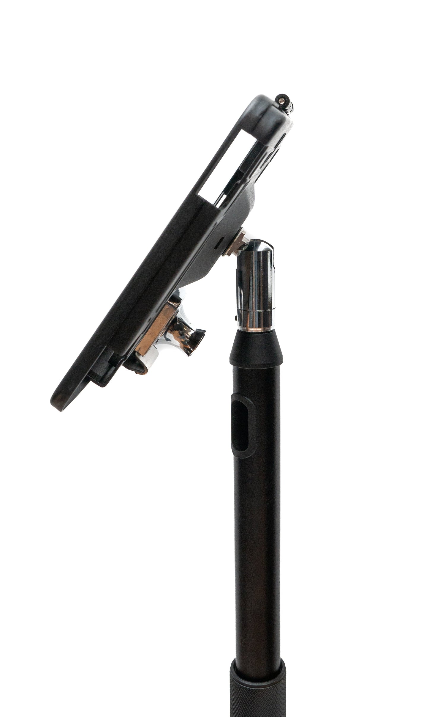 SYSTEM-S Boden Ständer 150cm 360° Halterung abschließbar für iPad Mini 6 (2021) in Schwarz