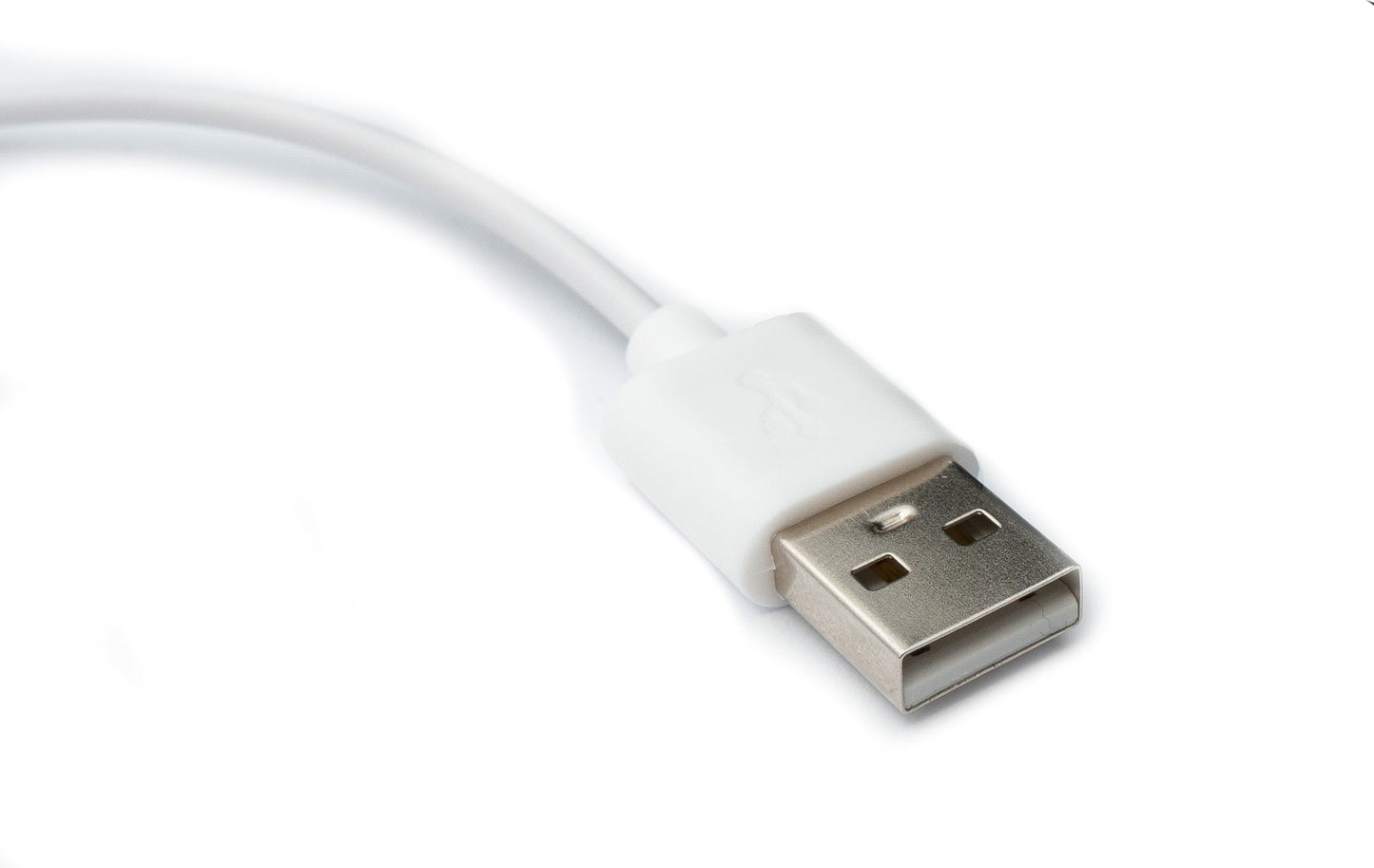 SYSTEM-S USB 2.0 Kabel 100 cm Ladestation für Honor Watch GS3 Smartwatch in Weiß