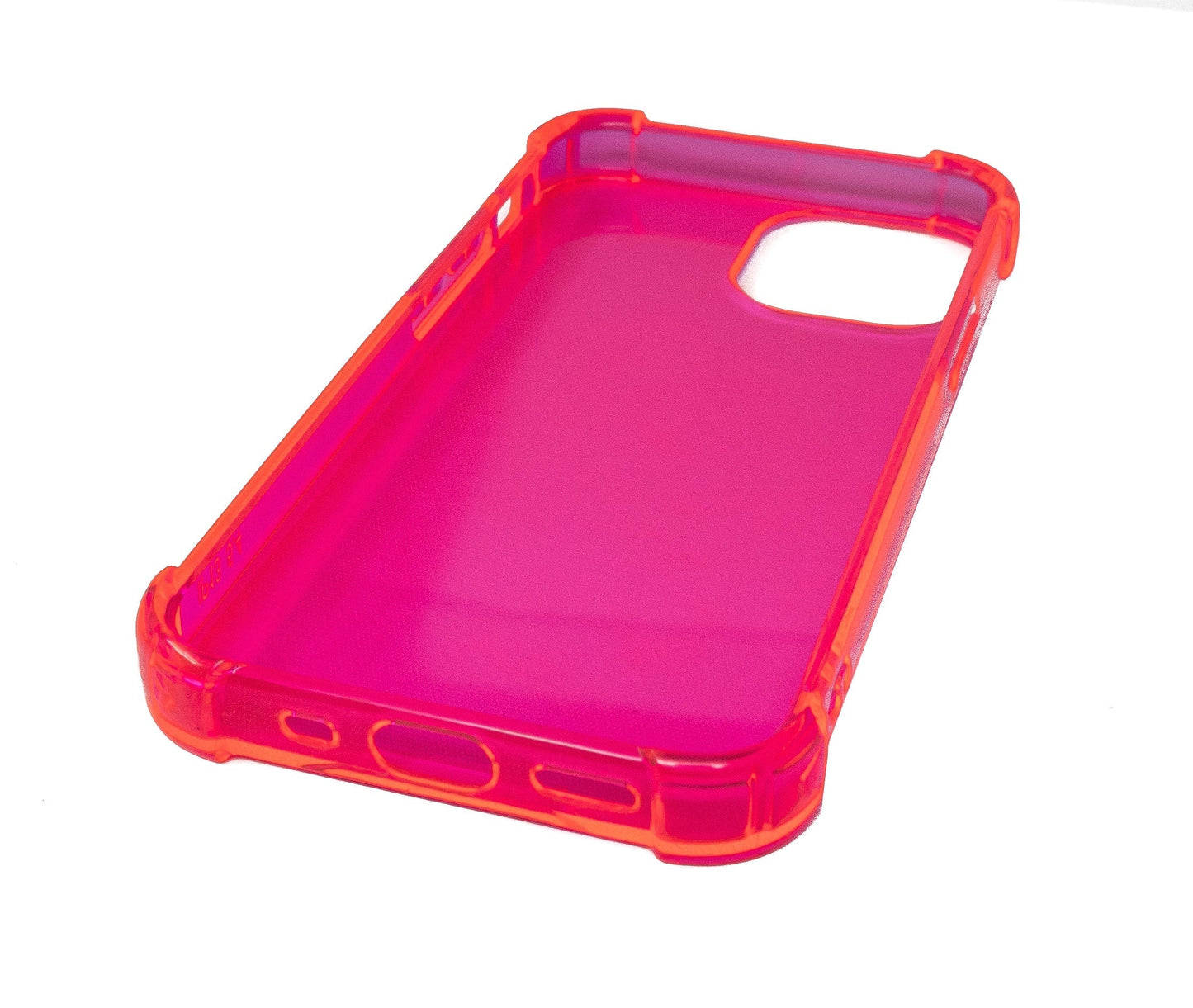 SYSTEM-S Schutzhülle aus Silikon in Pink Transparent Hülle für iPhone 13 Mini
