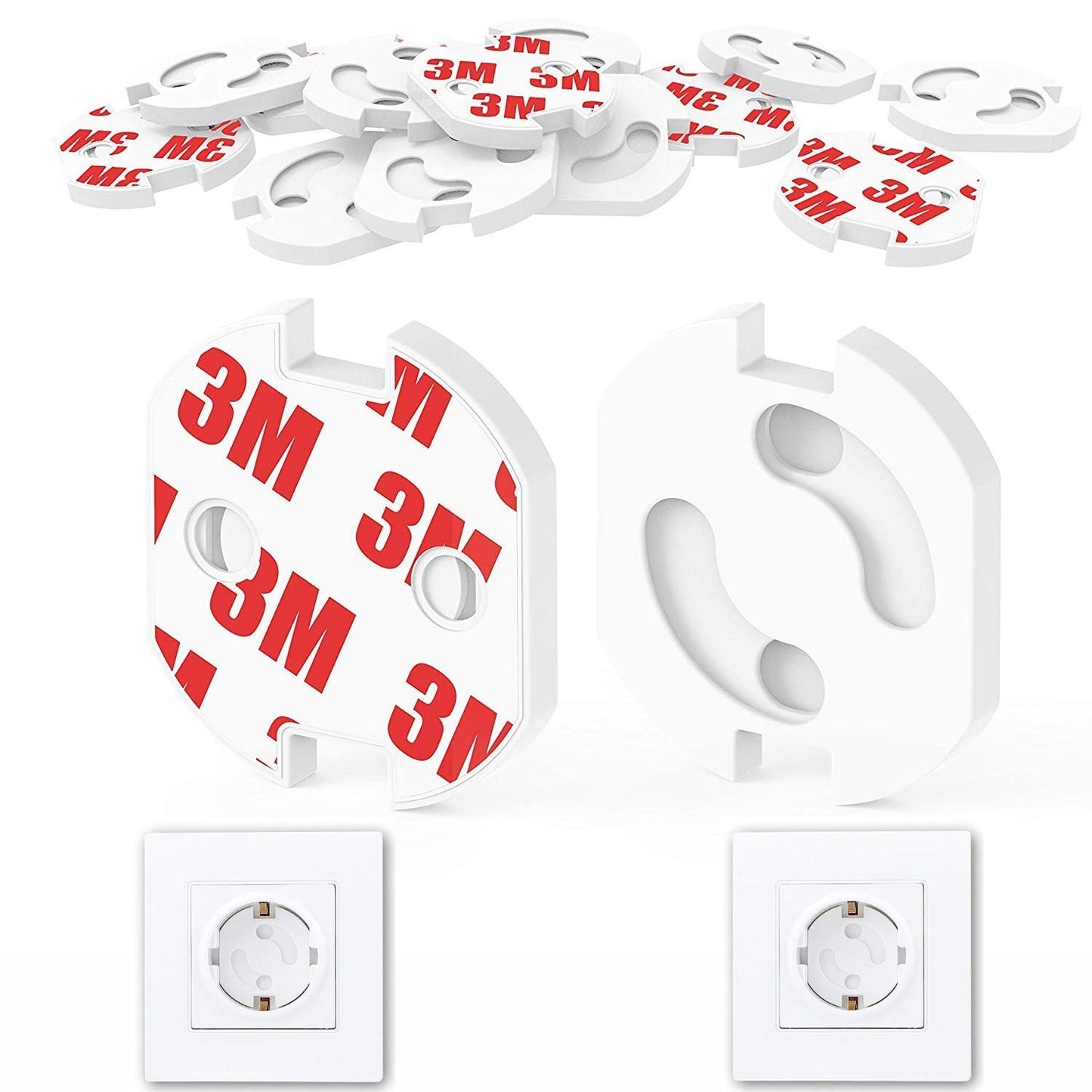 40 Pieces Plug Socket Protection for Baby Safety Rotating Mechanism