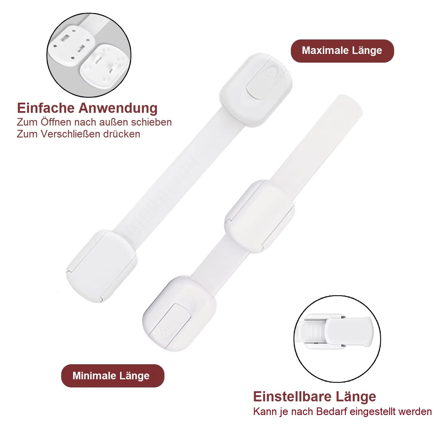 8 Pieces Cabinet Lock for Baby Safety