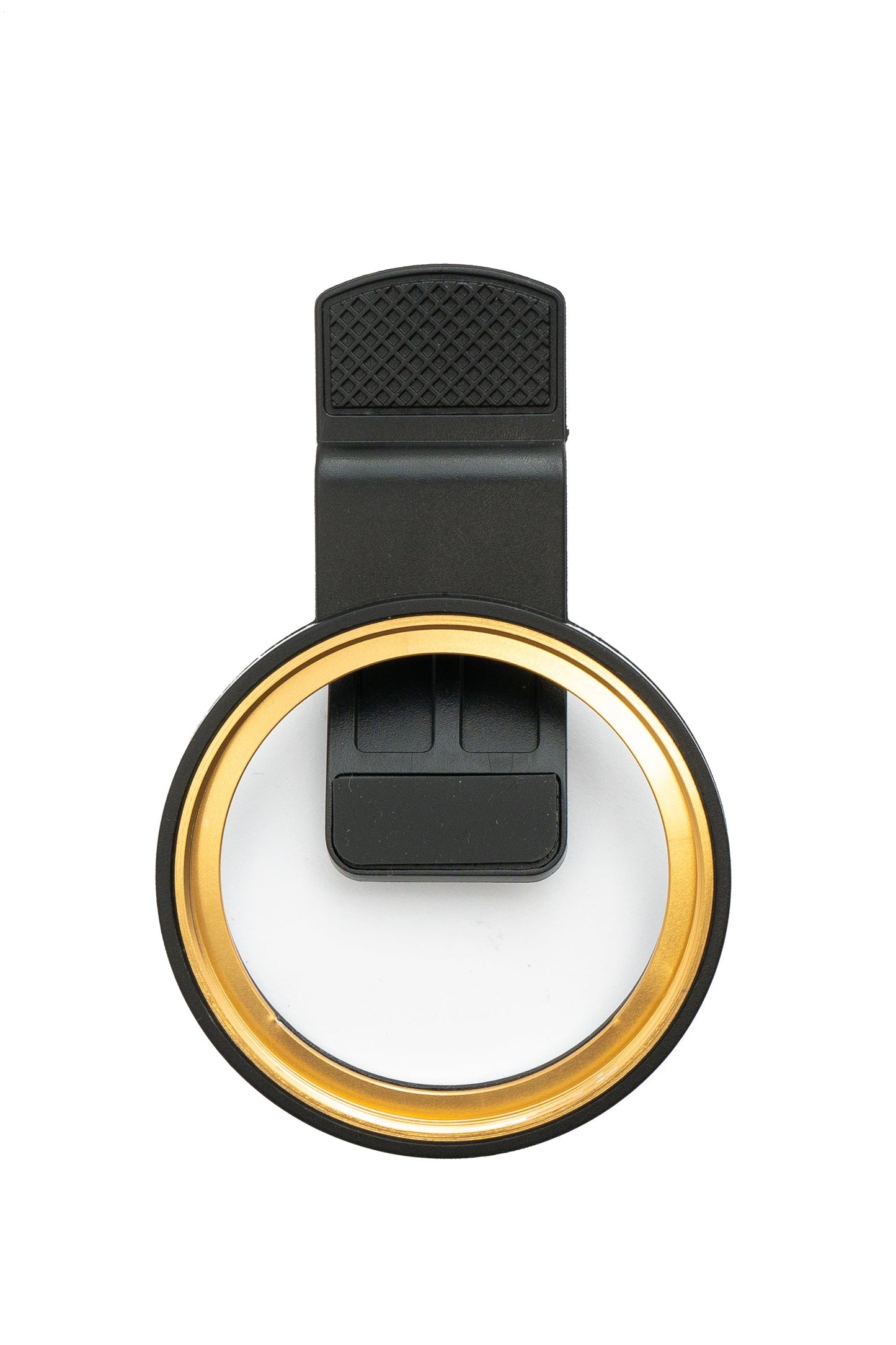 SYSTEM-S Foto Clip 52 mm kompatibel mit Effekt Gewinde Objektiv Linse für Smartphone in Schwarz
